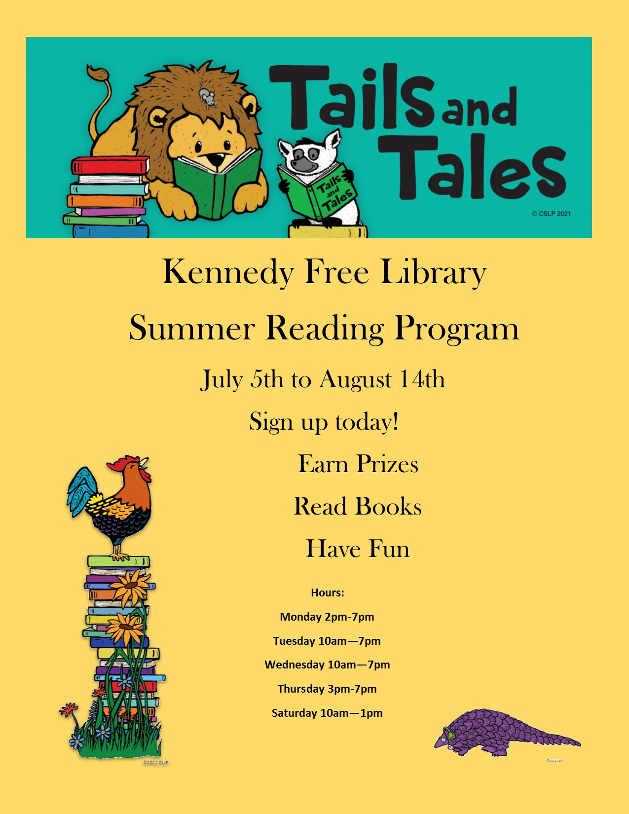 Summer Reading Program Kennedy Free Library Home